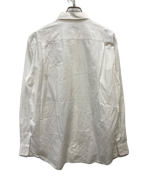 COMME des GARCONS HOMME PLUS（コムデギャルソンオムプリュス）COMME des GARCONS HOMME PLUS (コムデギャルソンオムプリュス) デザインシャツ ホワイト サイズ:Mの古着・服飾アイテム