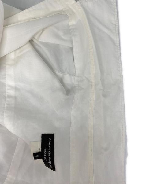 COMME des GARCONS HOMME PLUS（コムデギャルソンオムプリュス）COMME des GARCONS HOMME PLUS (コムデギャルソンオムプリュス) デザインシャツ ホワイト サイズ:Mの古着・服飾アイテム