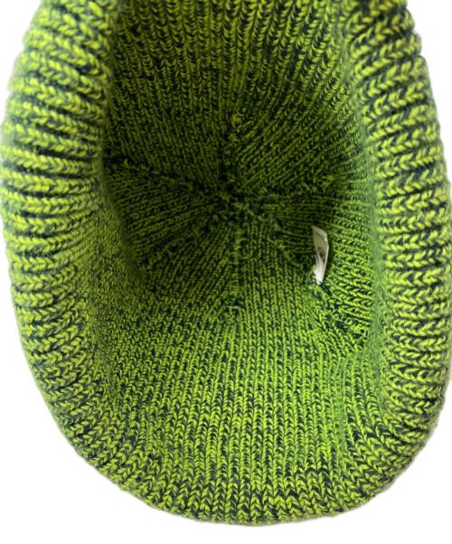 APPLE BUTTER STORE（アップルバターストア）APPLE BUTTER STORE (アップルバターストア) ニット帽 グリーンの古着・服飾アイテム