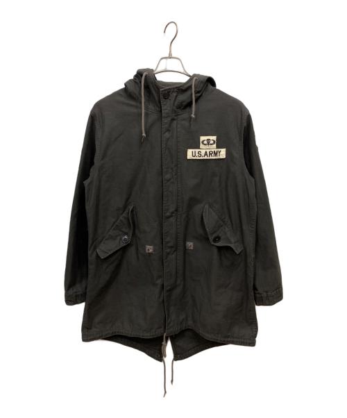 AVIREX（アヴィレックス）AVIREX (アヴィレックス) モッズコート ブラック サイズ:XLの古着・服飾アイテム