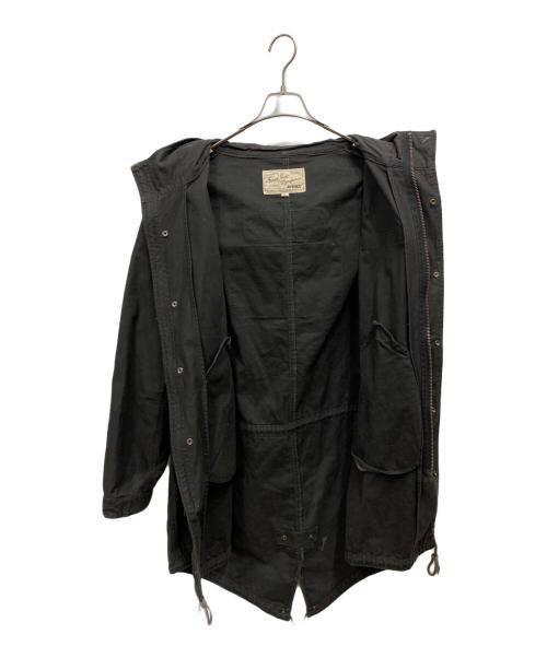 AVIREX（アヴィレックス）AVIREX (アヴィレックス) モッズコート ブラック サイズ:XLの古着・服飾アイテム
