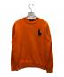 POLO RALPH LAUREN（ポロ・ラルフローレン）の古着「両Vスウェット」｜オレンジ