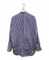 CINOH (チノ) チノ ストライプブザムシャツ ブルー サイズ:38：9000円