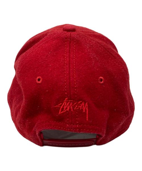 stussy（ステューシー）stussy (ステューシー) キャップ レッドの古着・服飾アイテム