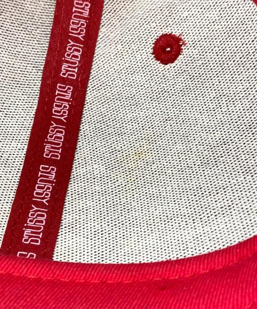 stussy（ステューシー）stussy (ステューシー) キャップ レッドの古着・服飾アイテム