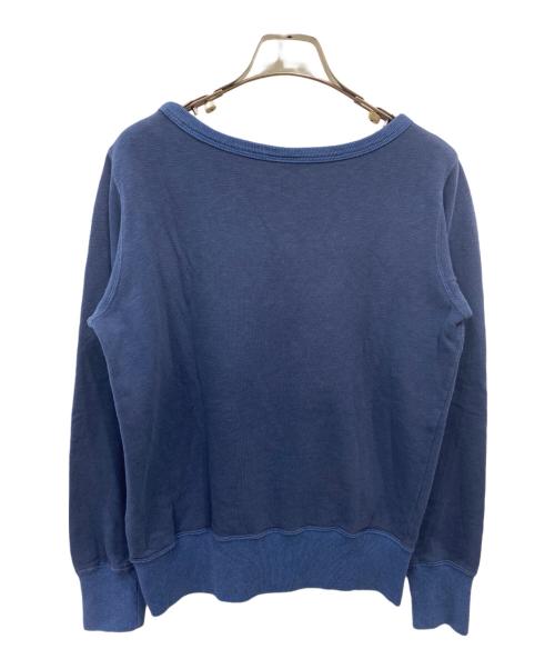 Champion（チャンピオン）Champion (チャンピオン) 前Vプロッキープリントスウェット ブルー サイズ:Ｌの古着・服飾アイテム