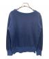 Champion (チャンピオン) 前Vプロッキープリントスウェット ブルー サイズ:Ｌ：4000円
