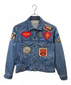 AVIREXアヴィレックス）の古着「TOP GUN DENIM JACKET」｜ブルー