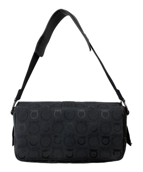 Salvatore Ferragamo（サルヴァトーレ フェラガモ）Salvatore Ferragamo (サルヴァトーレ フェラガモ) ガンチーニ ワンショルダーバッグ ブラックの古着・服飾アイテム