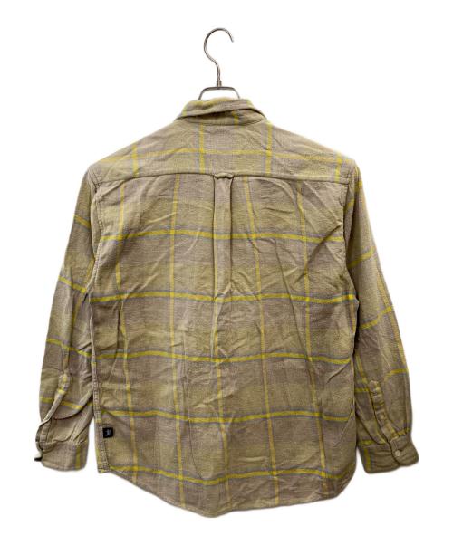 OLD STUSSY（オールドステューシー）OLD STUSSY (オールドステューシー) 90's～ チェックシャツ ベージュ サイズ:Mの古着・服飾アイテム