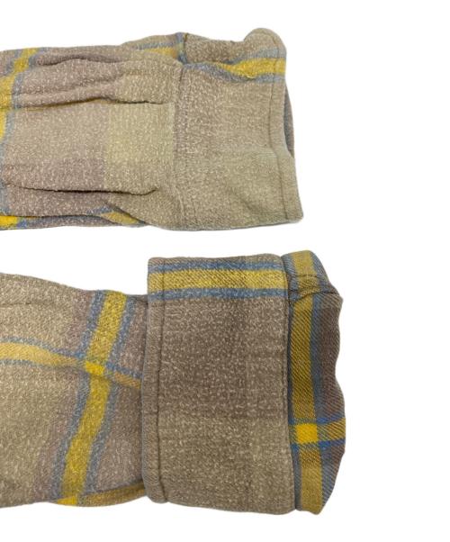 OLD STUSSY（オールドステューシー）OLD STUSSY (オールドステューシー) 90's～ チェックシャツ ベージュ サイズ:Mの古着・服飾アイテム