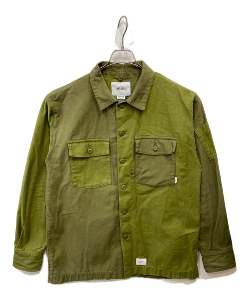 WTAPS（ダブルタップス）WTAPS (ダブルタップス) BUDS LS 01 SHIRT カーキ サイズ:02の古着・服飾アイテム