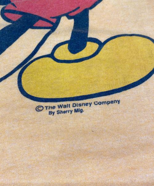 SHERRYS BEST（シェリーズベスト）SHERRYS BEST (シェリーズベスト) プリントTシャツ オレンジ サイズ:Ｌの古着・服飾アイテム