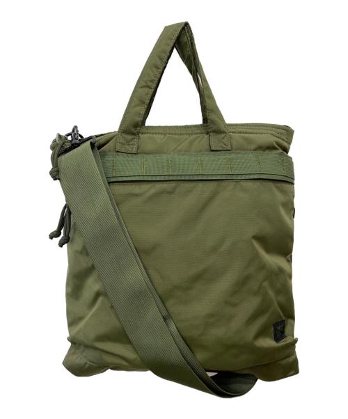 MIS（エムアイエス）MIS (エムアイエス) 2WAYバッグ グリーンの古着・服飾アイテム