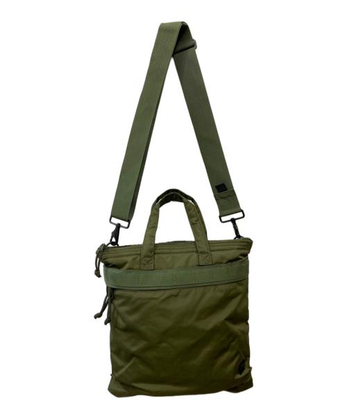 MIS（エムアイエス）MIS (エムアイエス) 2WAYバッグ グリーンの古着・服飾アイテム