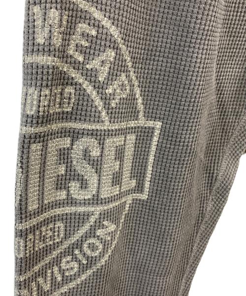 DIESEL（ディーゼル）DIESEL (ディーゼル) P-Tarafyワッフルパンツ ブラック サイズ:Mの古着・服飾アイテム