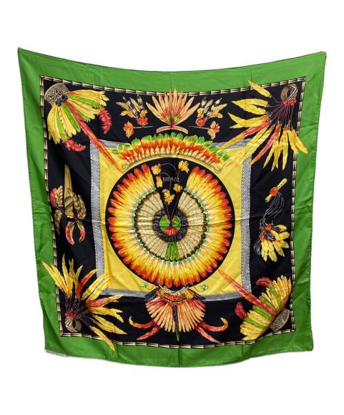 HERMES（エルメス）HERMES (エルメス) カレ90 グリーンの古着・服飾アイテム