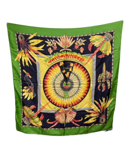 HERMES（エルメス）HERMES (エルメス) カレ90 グリーンの古着・服飾アイテム