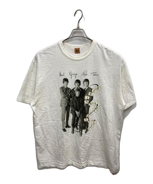 HUMAN MADE（ヒューマンメイド）HUMAN MADE (ヒューマンメイド) BEATLES T-SHIRT ホワイト サイズ:3XLの古着・服飾アイテム