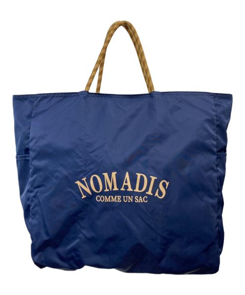 NOMADIS（ノマディス）NOMADIS (ノマディス) リバーシブルトートバッグ ネイビーの古着・服飾アイテム