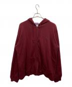 McGREGORマクレガー）の古着「裏サーマルダブルフェイスジップパーカー」｜レッド