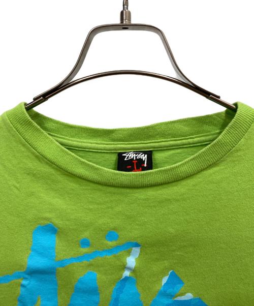 stussy（ステューシー）stussy (ステューシー) 00's プリントTシャツ グリーン サイズ:Lの古着・服飾アイテム