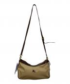 BURBERRY BLUE LABELバーバリーロンドンブルーレーベル）の古着「ショルダーバッグ」｜ブラウン