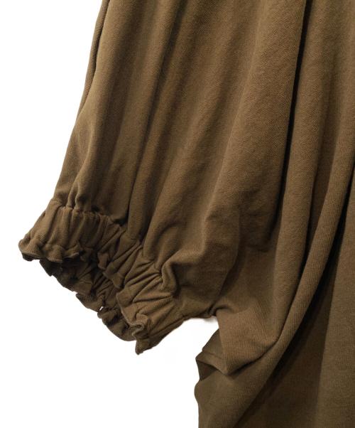 OUD（ウード）OUD (ウード) Revealing gather dress ブラウン サイズ:FREEの古着・服飾アイテム