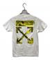OFFWHITE (オフホワイト) プリントTシャツ ホワイト サイズ:ＸＳ：7000円