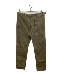 Engineered Garments（エンジニアドガーメンツ）の古着「ベイカーパンツ」｜グリーン