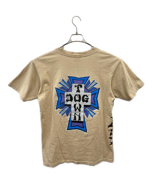 DOG TOWN（ドッグ タウン）DOG TOWN (ドッグ タウン) バックプリントTシャツ ベージュ サイズ:不明の古着・服飾アイテム