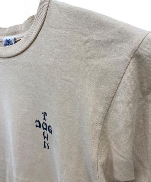 DOG TOWN（ドッグ タウン）DOG TOWN (ドッグ タウン) バックプリントTシャツ ベージュ サイズ:不明の古着・服飾アイテム