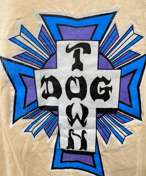 DOG TOWN（ドッグ タウン）DOG TOWN (ドッグ タウン) バックプリントTシャツ ベージュ サイズ:不明の古着・服飾アイテム