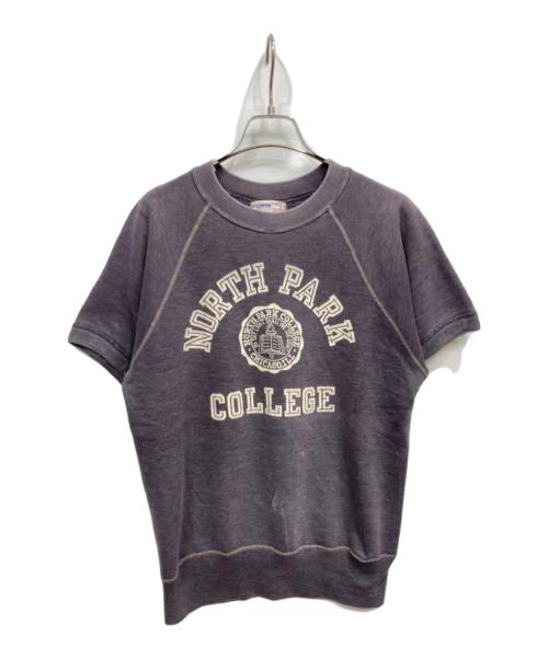 Champion（チャンピオン）Champion (チャンピオン) 60's 半袖ラグランスウェット グレー サイズ:Lの古着・服飾アイテム