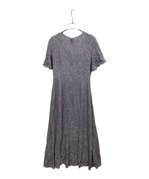 FRAY ID（フレイ アイディー）FRAY ID (フレイ アイディー) プリントカシュクールワンピース パープル サイズ:1の古着・服飾アイテム