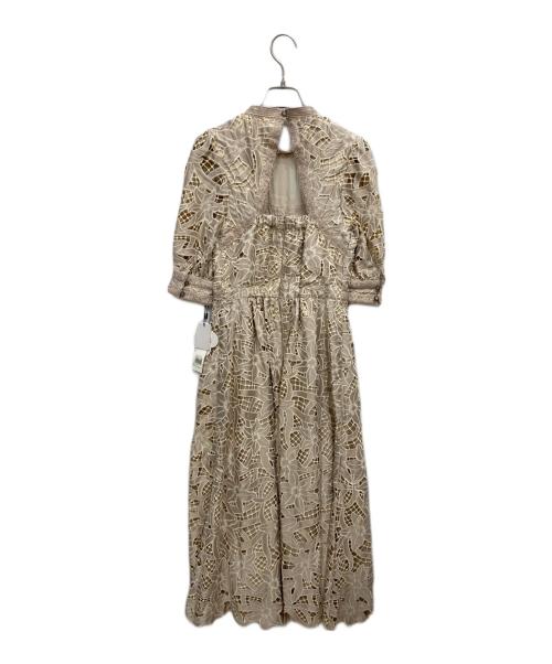 Lily Brown（リリーブラウン）Lily Brown (リリーブラウン) フラワーレースワンピース ベージュ サイズ:1の古着・服飾アイテム