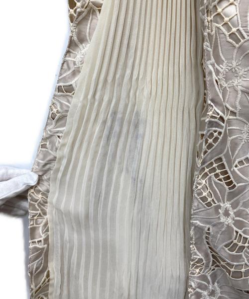 Lily Brown（リリーブラウン）Lily Brown (リリーブラウン) フラワーレースワンピース ベージュ サイズ:1の古着・服飾アイテム