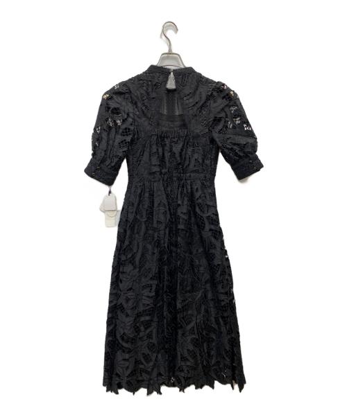 Lily Brown（リリーブラウン）Lily Brown (リリーブラウン) フラワーレースワンピース ブラック サイズ:1の古着・服飾アイテム