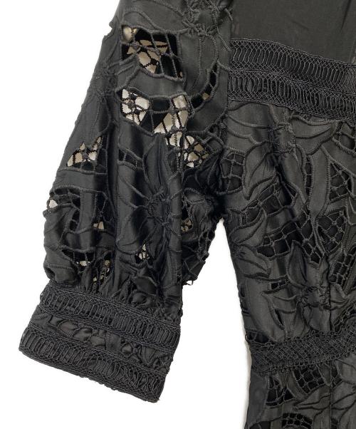 Lily Brown（リリーブラウン）Lily Brown (リリーブラウン) フラワーレースワンピース ブラック サイズ:1の古着・服飾アイテム