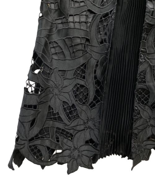 Lily Brown（リリーブラウン）Lily Brown (リリーブラウン) フラワーレースワンピース ブラック サイズ:1の古着・服飾アイテム