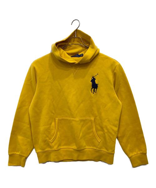 POLO RALPH LAUREN（ポロ・ラルフローレン）POLO RALPH LAUREN (ポロ・ラルフローレン) 前Vビッグポニーパーカー イエロー サイズ:Ｌの古着・服飾アイテム