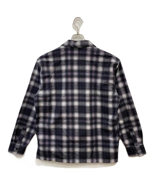 Schott（ショット）Schott (ショット) LS FLANNEL SHIRT OMBRE ブラック サイズ:Ｌの古着・服飾アイテム