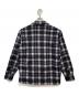 Schott (ショット) LS FLANNEL SHIRT OMBRE ブラック サイズ:Ｌ：7000円