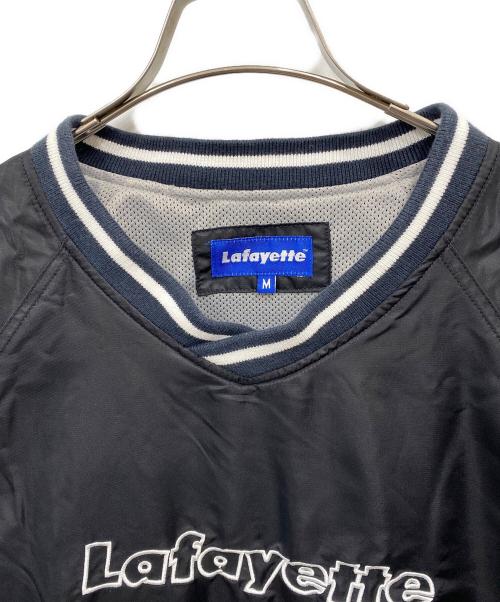 Lafayette（ラファイエット）Lafayette (ラファイエット) NYLON V-NECK WINDBREAKER JACKET ブラック サイズ:Ｍの古着・服飾アイテム