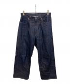 ALTIMAアルティマ）の古着「デニムタックバギーパンツ」｜インディゴ