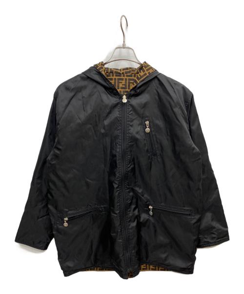 FENDI（フェンディ）FENDI (フェンディ) リバーシブルジャケット ブラウン×ブラック サイズ:1の古着・服飾アイテム