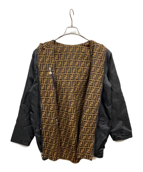 FENDI（フェンディ）FENDI (フェンディ) リバーシブルジャケット ブラウン×ブラック サイズ:1の古着・服飾アイテム