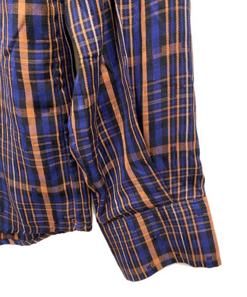 SHAREEF（シャリーフ）SHAREEF (シャリーフ) チェックシャツ ネイビー サイズ:2の古着・服飾アイテム