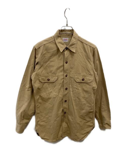 Joe McCOY（ジョーマッコイ）Joe McCOY (ジョーマッコイ) レギュラーシャツ ベージュ サイズ:不明の古着・服飾アイテム