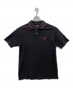 stussyステューシー）の古着「ポロシャツ」｜ブラック